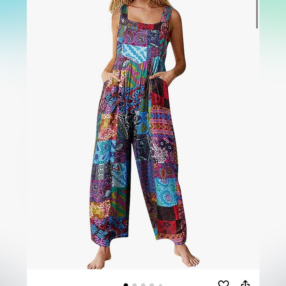 Colorful Patchwork Jumpsuit